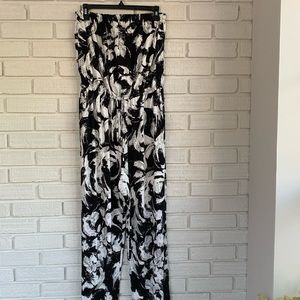 Andrew Marc Strapless Jumpsuit